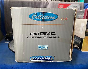 Avtomobil modelləri: Коллекционная модель GMC Yukon Denali black 2001 Welly Art  — 5