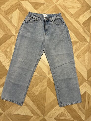 джинсы одевали: Прямые, H&M, Турция