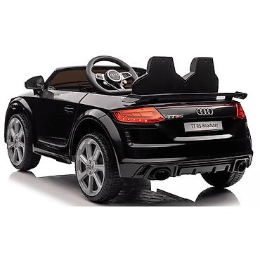 zara deca: Audi TT RS – Licencirani dečiji automobil na akumulator, crni (12V) — 3