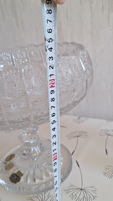 Digər dəstlər və servizlər: Kəpək naxışlı kəsmə şüşə dəst Tom xrustal - Material: qalın kəsmə — 4