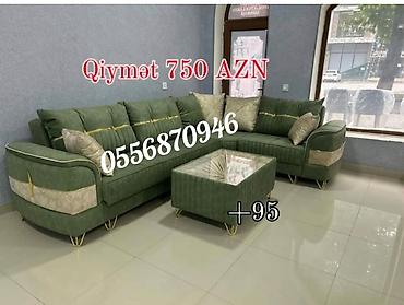 divan gence: Künc divan, Qonaq otağı üçün, Parça, Bazalı, Açılan, Kitab — 3