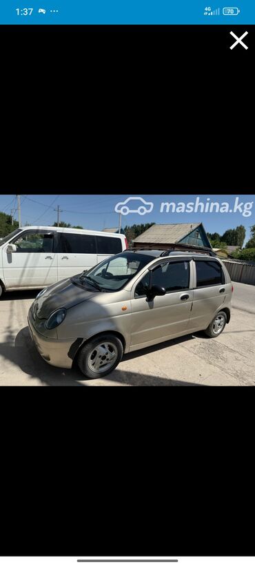 таота камири: Daewoo Matiz: 2007 г., 0.8 л, Автомат, Бензин, Пикап