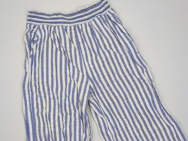 srebrne spodnie bershka: Bershka, Material trousers for women, size M