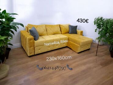 Ugaone garniture: Ugaona garnitura – Nameštaj Rilex - Dimenzije: 230 x 160 cm - Cena — 2