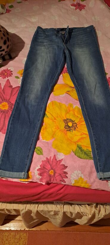 original roccobarocco jeans italy r: 30, 38, Teksas, Normalan struk, Ravne nogavice