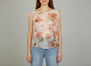 bluzki z bufiastymi rękawami allegro: Bluzka damska, rozmiar L