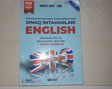 9 cu sinif ingilis dili testleri pdf: İngilis dili nərgiz nəcəf 100 sınaq . cavabları ilə birlikdə. qiymətdə