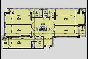 Продажа квартир: 4 комнаты, 168 м², 1000 мелочей Элитка, 8 этаж, ПСО (под самоотделку) — 2