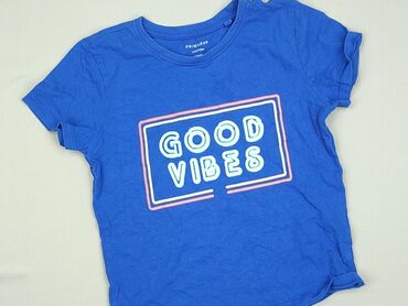 reserved koszule dziewczęce: T-shirt, Primark, 4-5 years, 104-110 cm, condition - Very good
