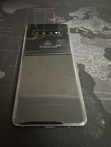 телефон бу токмок: Samsung Galaxy S10, Колдонулган, 128 ГБ, түсү - Кара, 1 SIM