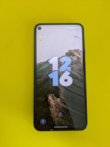 aphone x: Google Pixel 5, Колдонулган, 128 ГБ, түсү - Көгүлтүр, 1 SIM, eSIM