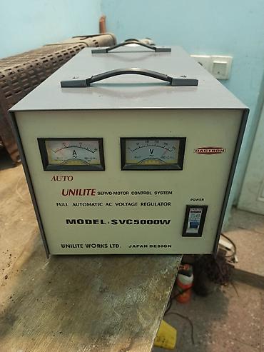 ampermetr: UNILITE SVC5000W – Tam avtomatik AC gərginlik tənzimləyicisi - Model — 1