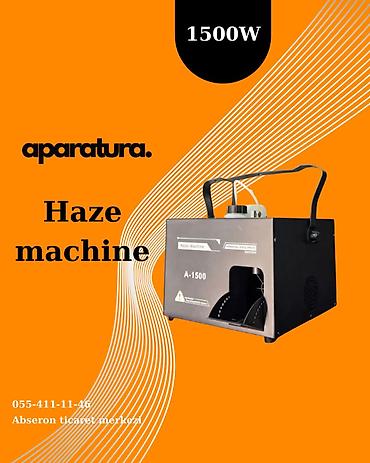 dilimleme aparatı: Haze Machine – 1500W Professional işıq effektlərinin görünməsini təmin — 1