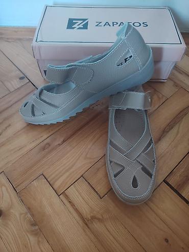 lakovane helanke: Ženske cipele/sandale ZAPATOS Ug 25cm - Model: udobne poluotvorene — 2