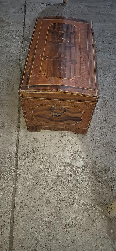 ev dekoru: Klassik taxta sandıq - Material: bərk ağac, üzərində dekorativ taxta — 2