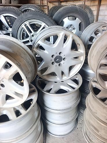 astra: Литые Диски R 16 Mercedes-Benz, Комплект, отверстий - 5, Б/у — 8