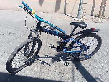 İdman velosipedləri: Velosiped – dağ/ şəhər tipli, mavi-qara rəng sxemi Texniki — 2