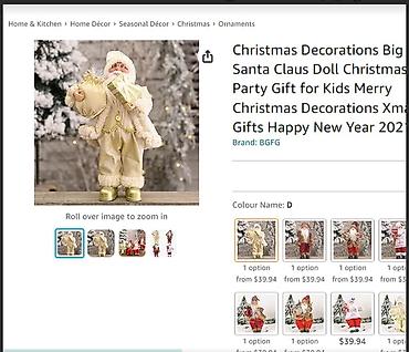 Другие товары для праздников: Дед Мороз Санта Клаус Дизайнерские дед Морозы - Санта Клаусы — 11