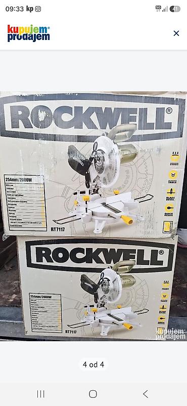 ROCKWELL RT7117 – ugaona/kap testa (mitra testera) - Prečnik lista