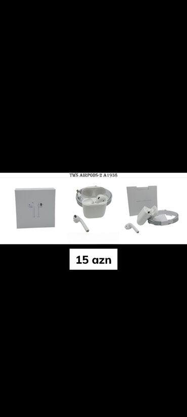 Qulaqcıqlar: Yeni Simsiz (Bluetooth) Qulaqcıqlar, Apple, rəng - Qara — 7