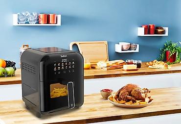 tefal: Аэрогриль Tefal Easy Fry Far-Infrared Vision EY8218F0 - Объем: 6 л — — 4