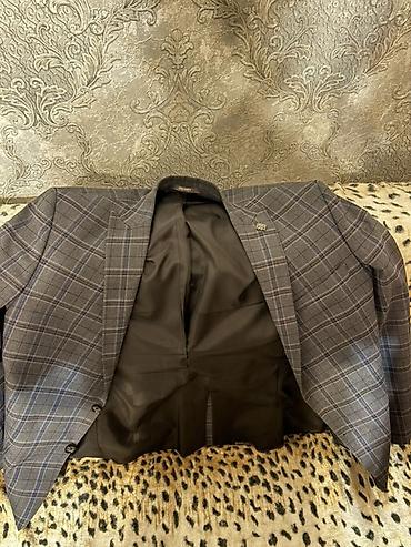 Kişi geyimləri: Jakamen kişi gödəkçəsi – Classic Fit - Naxış: boz tonlarda xırda xallı — 1