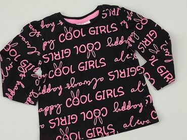 czarny kombinezon dla dziewczynki: Bluza, So cute, 9-12 m, stan - Bardzo dobry