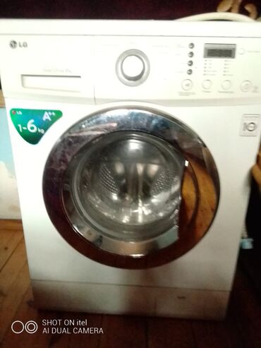 Paltaryuyan maşınlar: Paltaryuyan maşın LG, 6 kq, Avtomat, Qurutmasız, Kredit yoxdur