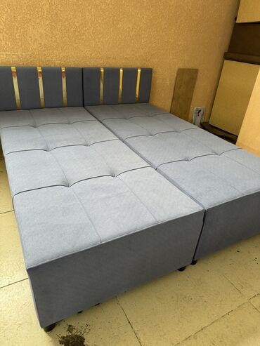 Односпальные кровати: Кровать Односпальные кровати высокого качество паралон Россия ткань — 3