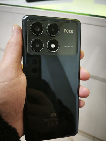 Poco: Poco X6 Pro 5G, Б/у, 512 ГБ, цвет - Черный, 2 SIM — 1