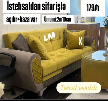 диваны в баку: Di̇van-kravat, Qonaq otağı üçün, Parça, Bazalı, Açılan