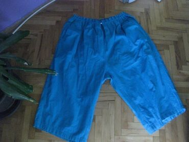 pantalone pamuk polyester: 8XL (EU 56), Pamuk, bоја - Svetloplava, Jednobojni