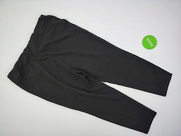 szerokie spodnie pull: Spodnie materiałowe damskie, rozmiar 3XL — 3