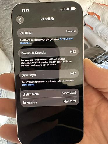 ucuz iphoneler: IPhone 15 Pro, 256 GB, White Titanium, Qırıq — 5