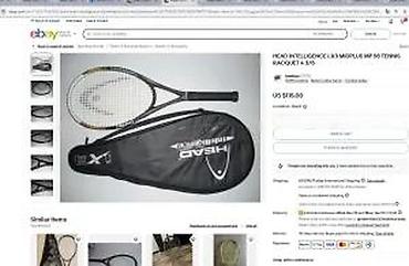 Rekviziti za vežbanje: HEAD Intelligence i.X3 teniski reket + originalna futrola - — 18