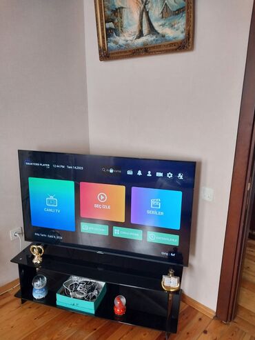Televizorlar: Smart televizordu İdeal vəziyyətdədir ekran 124 qiymet