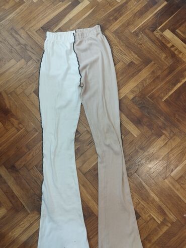 bele pantalone: S (EU 36), bоја - Bela, Jednobojni