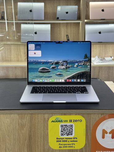 apple notebook цена: Ноутбук, Apple, 16 ГБ ОЗУ, Apple M3, 15.4 ", Б/у, Для работы, учебы, память SSD
