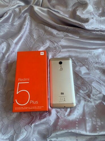 xiaomi redmi 5 plus купить: Xiaomi, Redmi 5 Plus, Б/у, 32 ГБ, цвет - Белый, 2 SIM