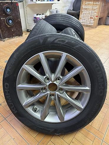 Колеса в сборе 205 / 65 / R 16, Лето, Б/у, Комплект, Легковые, Литые, отверстий - 5