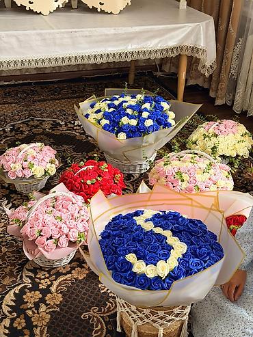 мыльные цветы оптом: Авторские композиции из мыльных роз цена как и оптом так и в розницу — 3