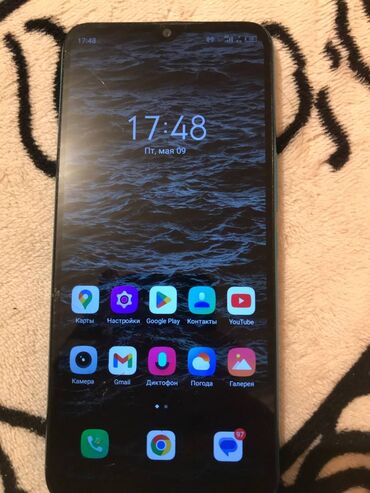 Infinix: Infinix Hot 10i, Б/у, 32 ГБ, цвет - Синий, 2 SIM