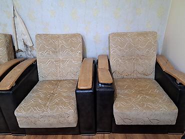 türkiyədən mebel sifarişi: Qonaq otağı dəsti – divan və 3 ədəd kreslo - Komplekt: 1 ədəd geniş — 4