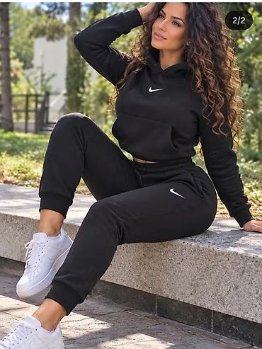 debele pidzame: Nike ženska trenerka termo NOVO Novo Termo pamuk Veličine m l xl 2xl — 5