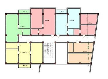 Продажа квартир: 2 комнаты, 70 м², АУЦА Элитка, 3 этаж, ПСО (под самоотделку) — 2