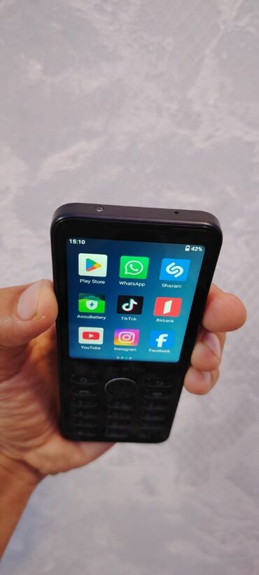 Nokia: Nokia 6300 4G, 1 TB, rəng - Qara, Düyməli, Barmaq izi, İki sim kartlı