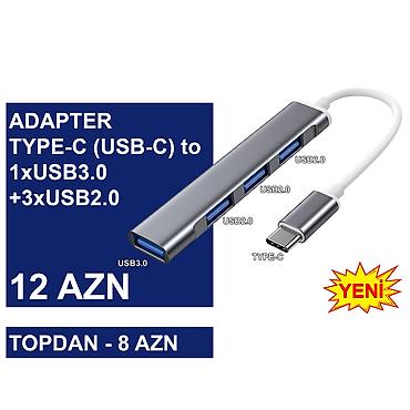 Digər kompüter aksesuarları: Type-C/USB-C Adapterlər/Konverterlər (Çeviricilər) ⭐Type-C (USB-C) to — 4