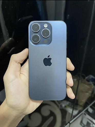 IPhone 15 Pro (синий, титановый корпус) - Экран 6.1", Super Retina