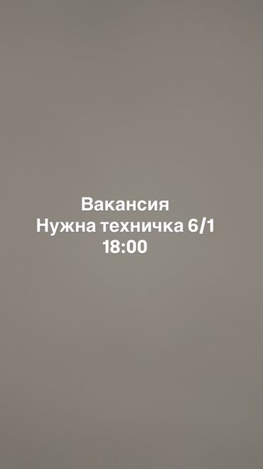 последняя работа уборщицы за день до замужества: Требуется Уборщица, График: Шестидневка