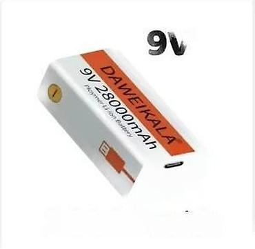 Baterije: PUNJIVA BATERIJA 9V USB TIP C 12800MAH 9V USB TIP C 28000MA | Lično — 11